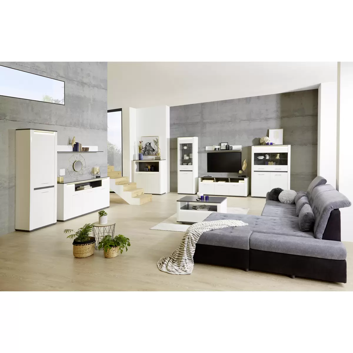 Vitrine Alassio weiss