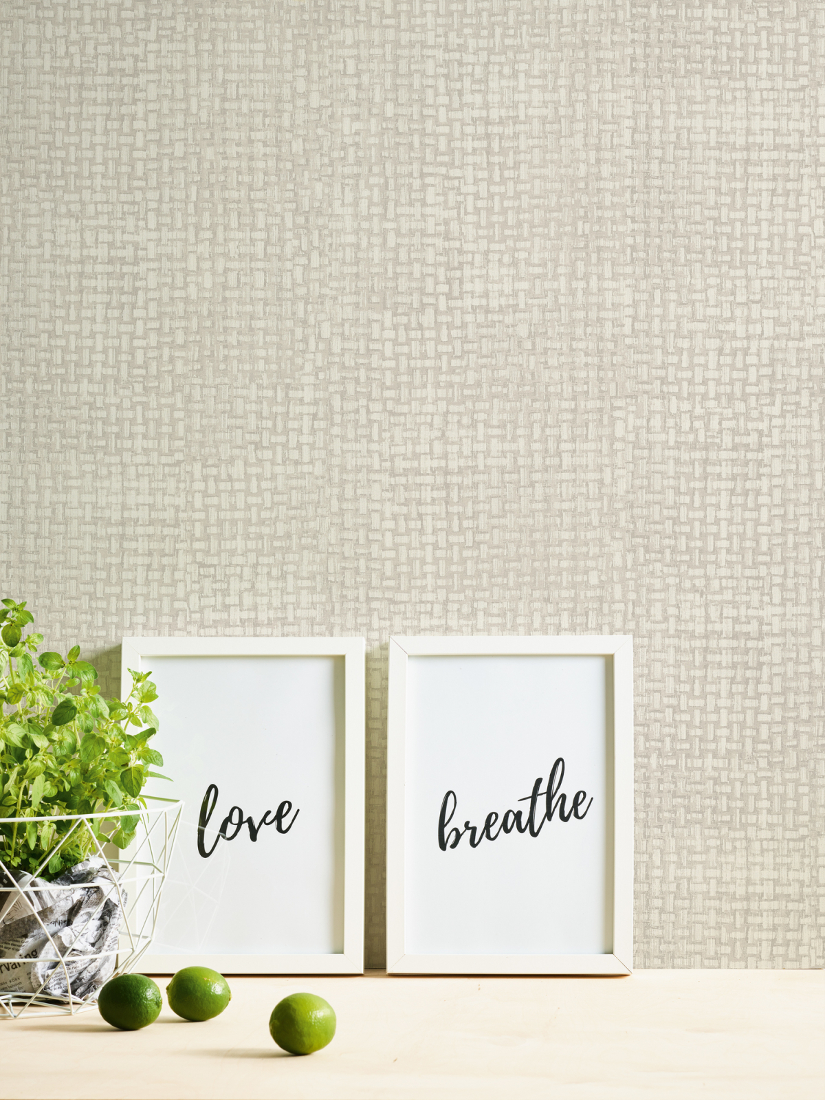 Vliestapete EXOTIC LIFE - beige-grau - 10 Meter