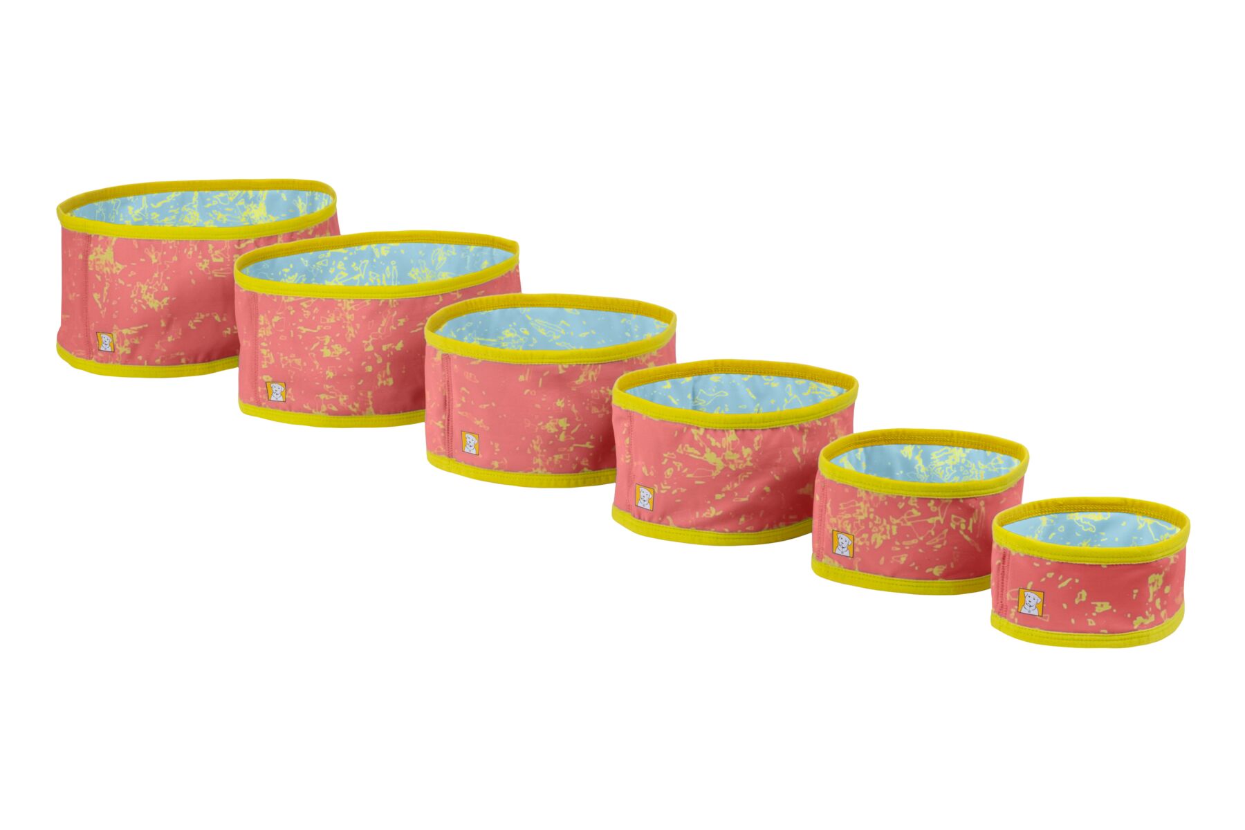 Guêtre de cou de refroidissement swamp cooler™ rêversible avec une couverture upf 50+. Couleur: rosa/bleu, taille: m
