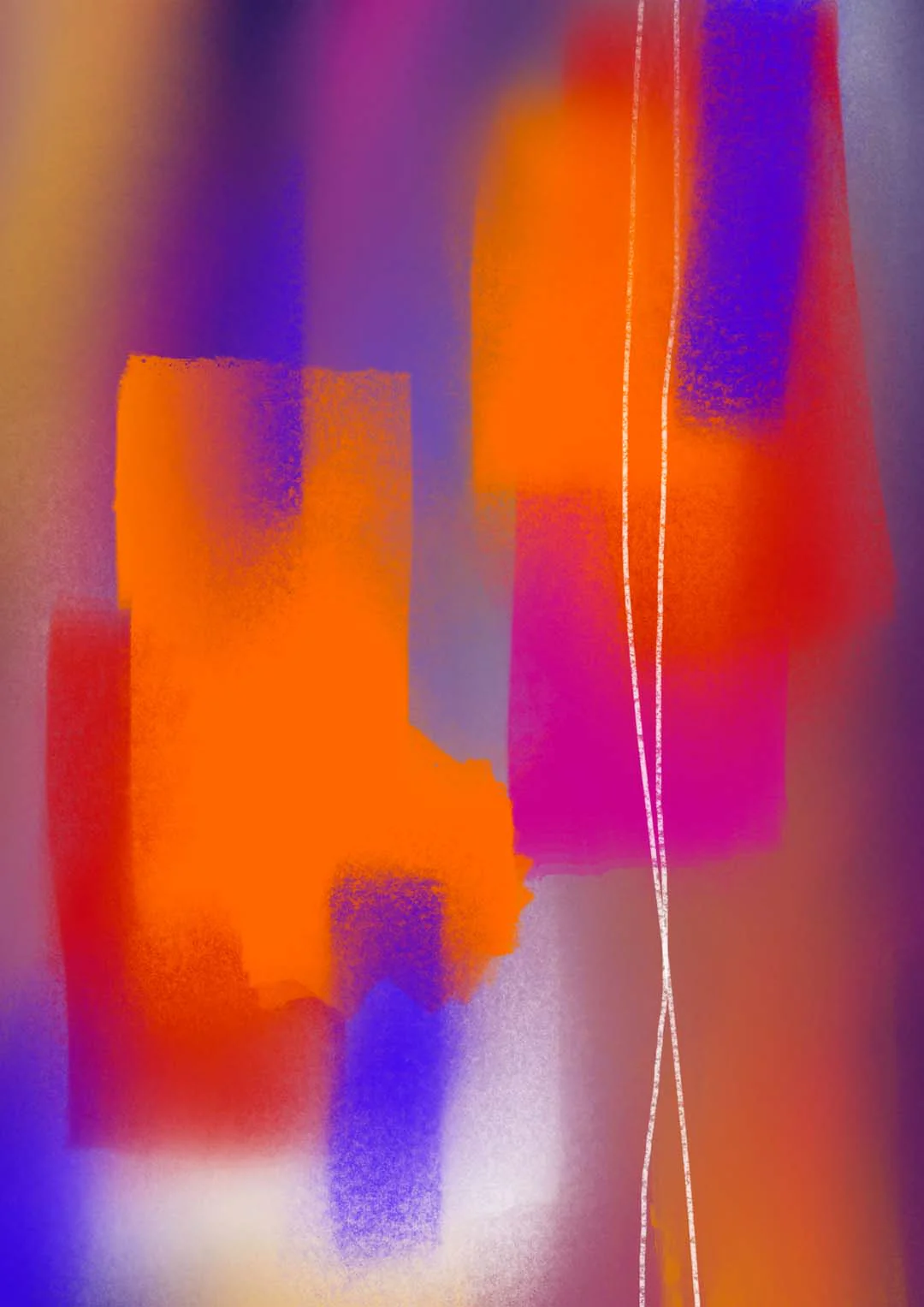 Haze Abstrakter Kunstdruck
