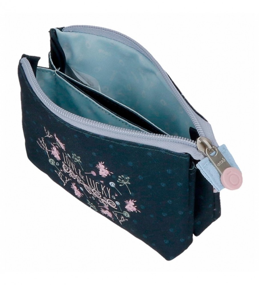 Carteira Enso Love and Lucky - 14x10x3,5cm - Azul Marinho