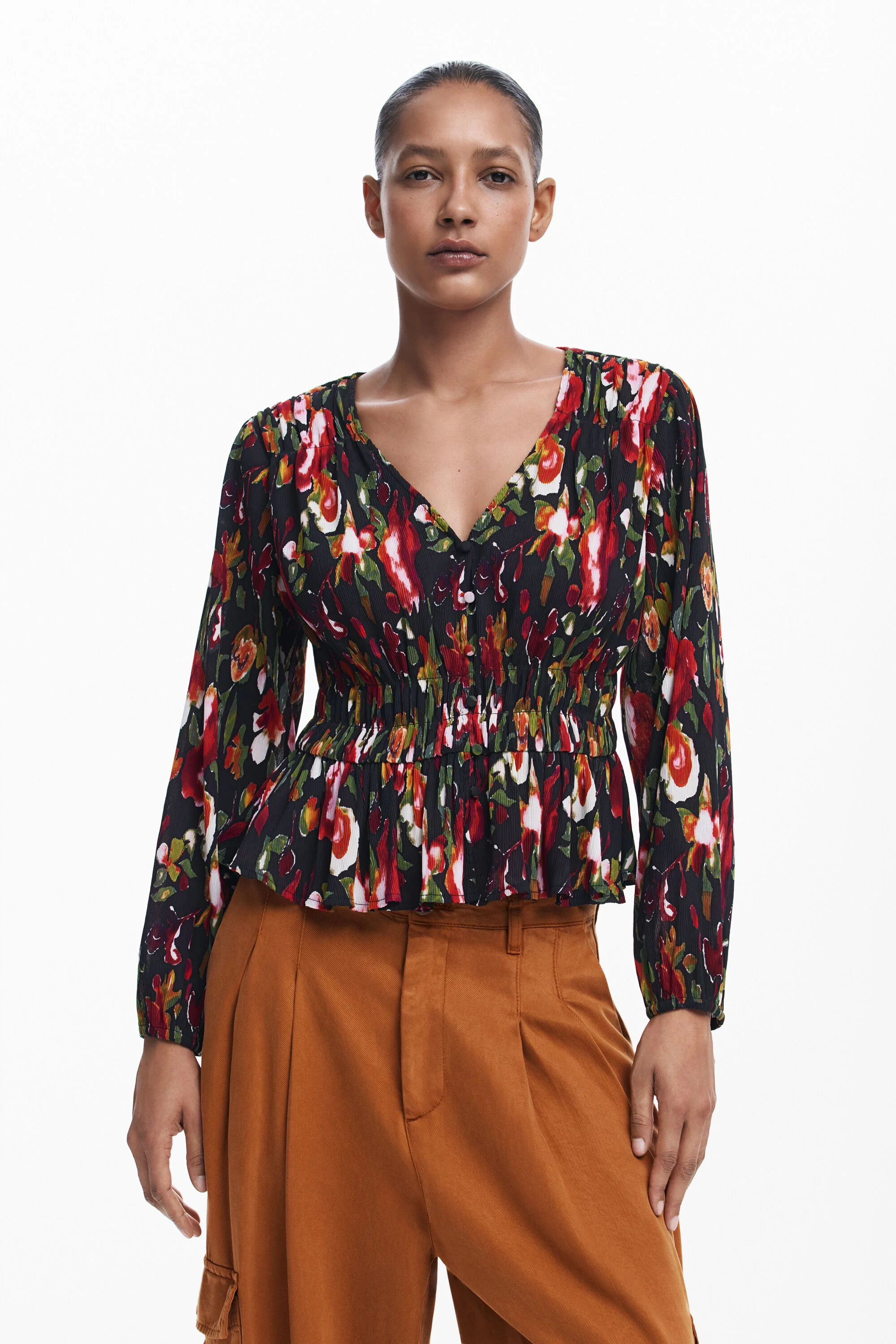 Blusa flores