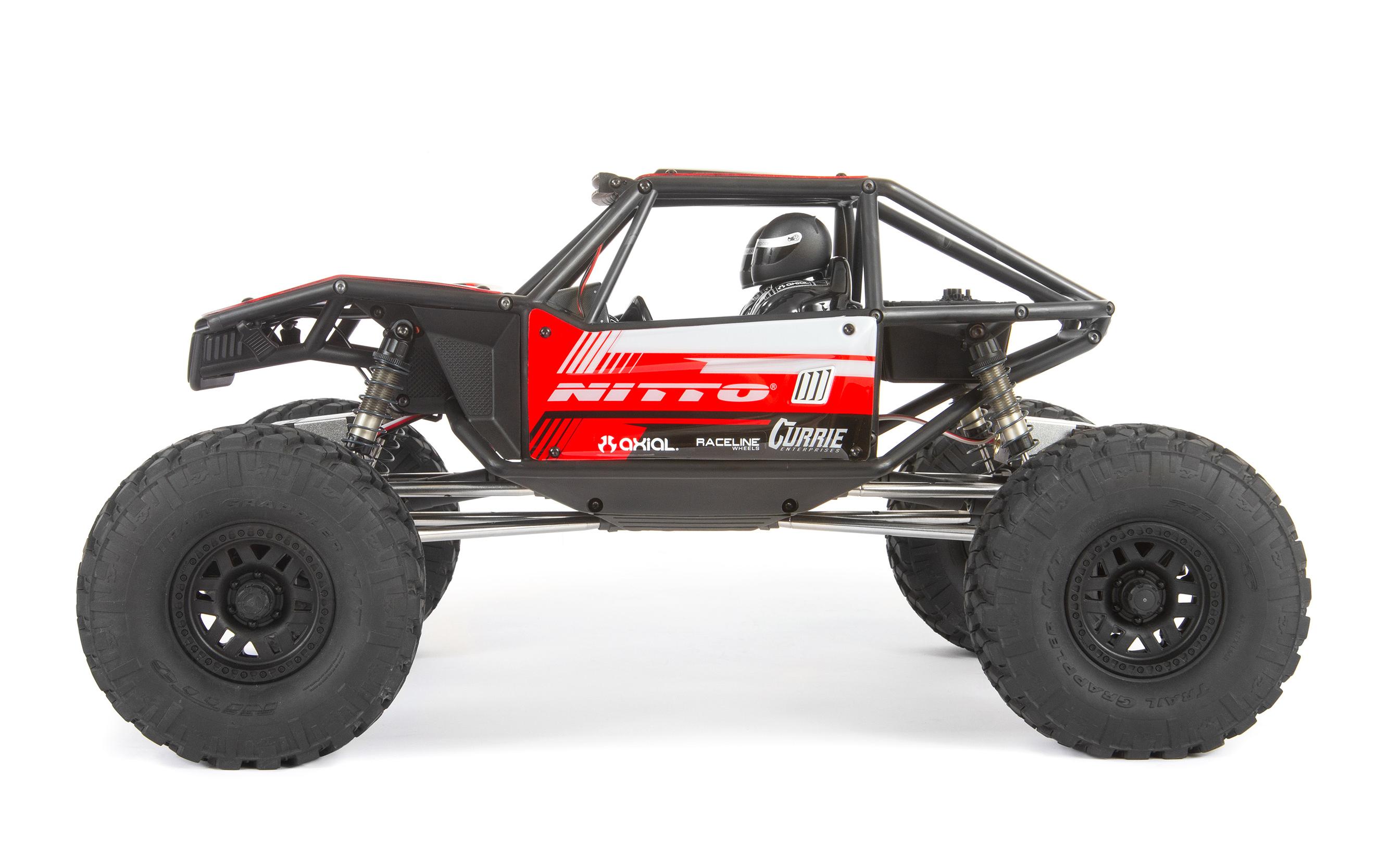Rock Crawler Capra 4WS, Schwarz, 1:10, ARTR<br>Unlimited Trail Buggy mit Allrad Lenkung