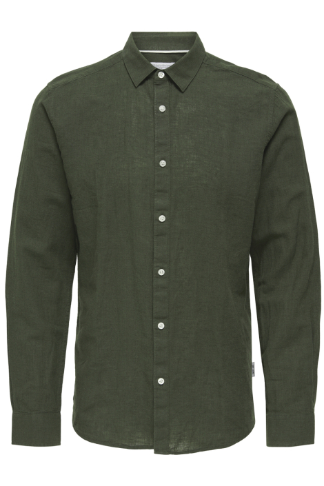 Only & Sons groene heren overhemd
