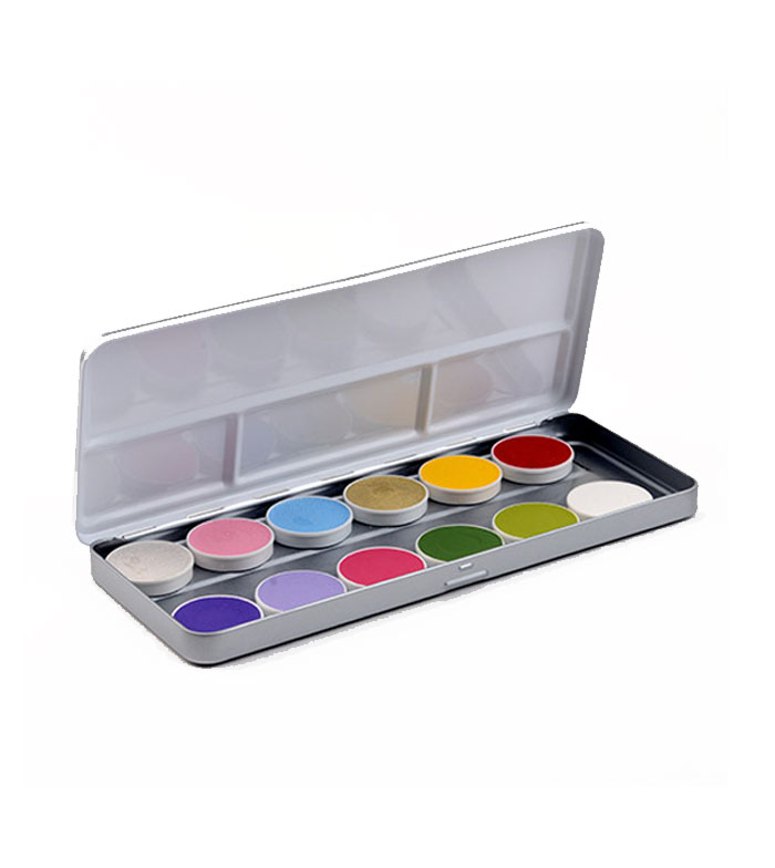 Superstar -  Paleta de 12 Aquacolors para rosto e corpo by Jennifer Parker