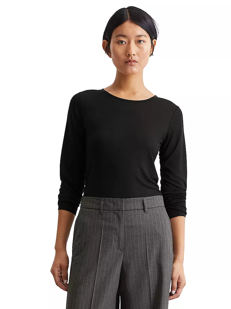 MARC O'POLO Langarmshirt schwarz