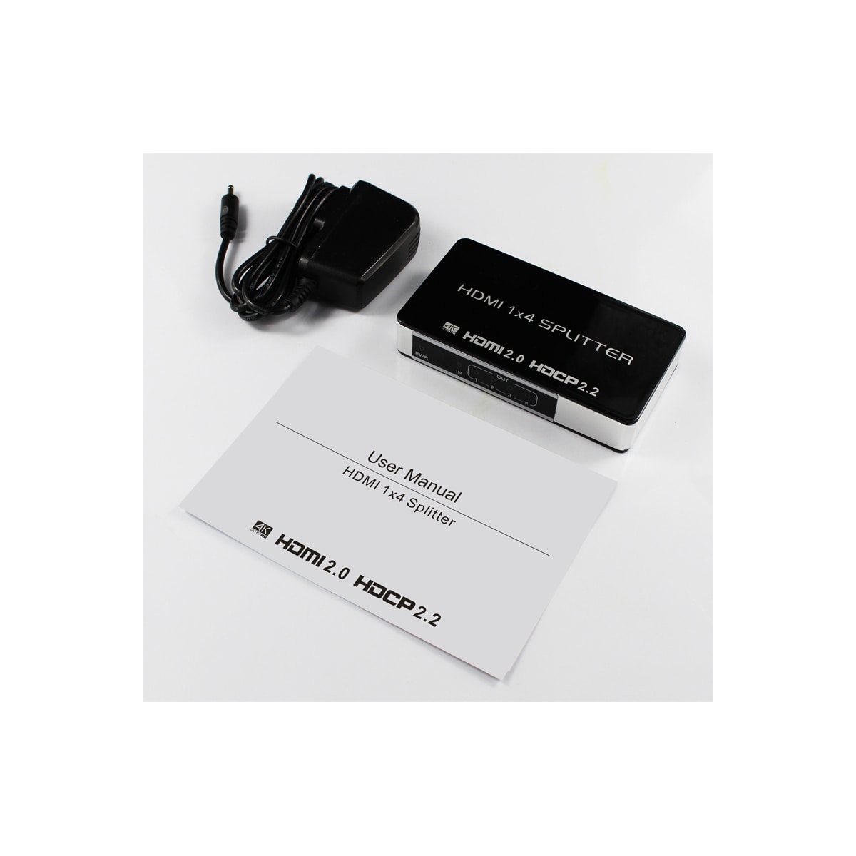 HDMI-splitter 1 x 4 UltraHD 4K 60Hz 3D HDMI V2.0 HDCP 2.2 18 Gbps