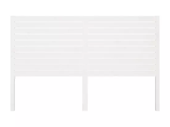 Tête de lit Blanc 166x4x100 cm Bois massif de pin