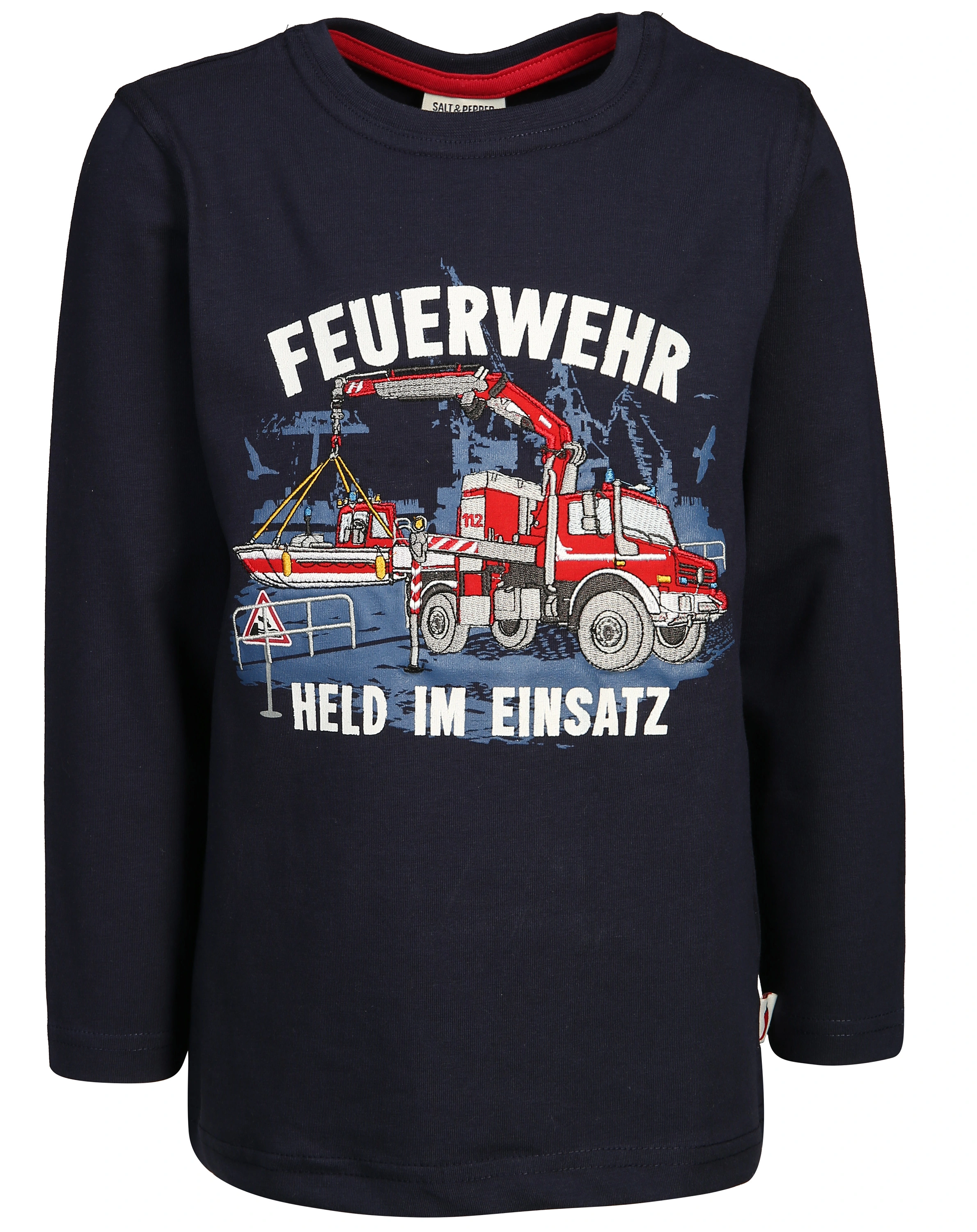 Langarmshirt HELD IM EINSATZ in navy