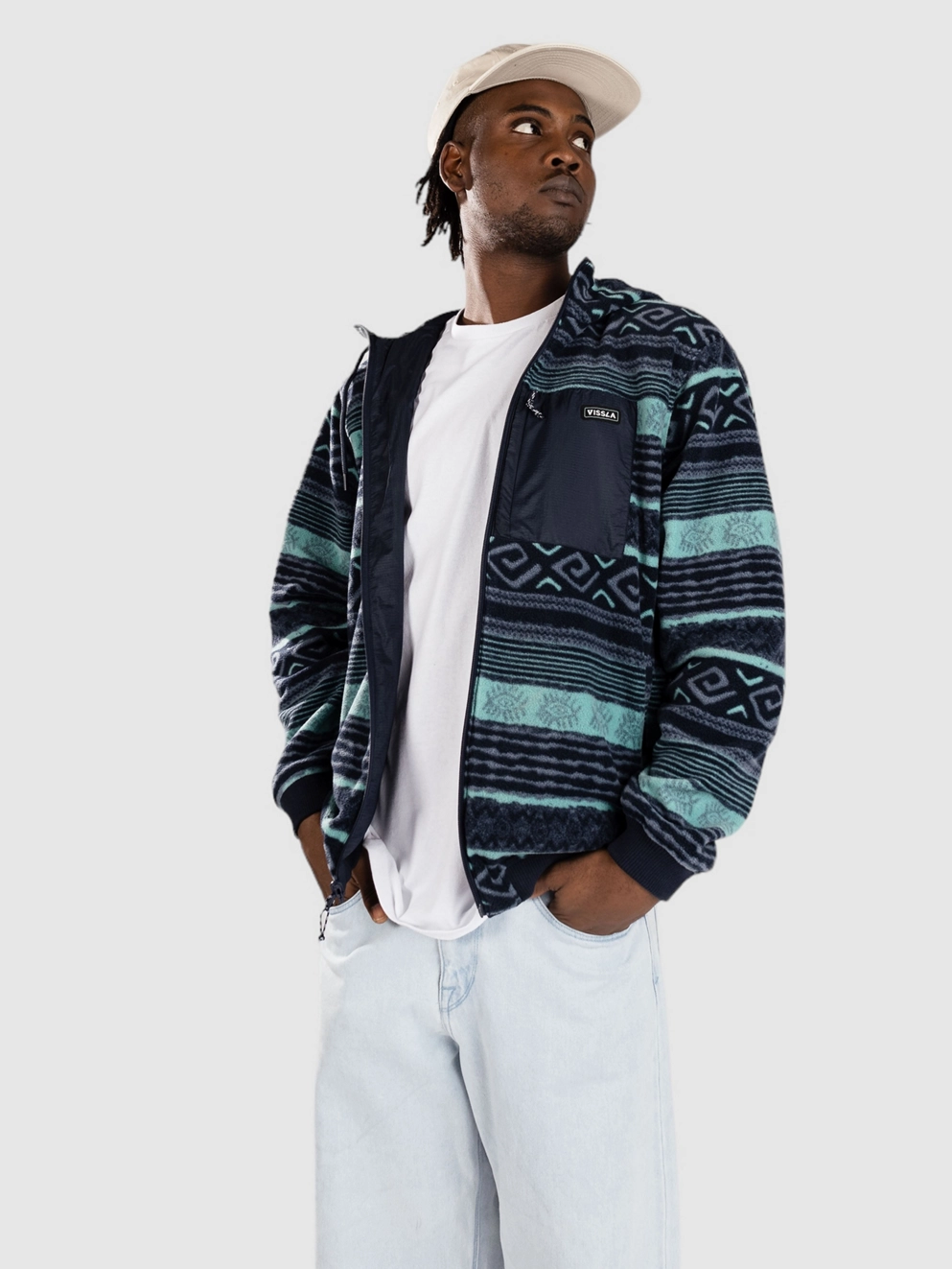 Vissla Sequoia Reversible Jacket dark naval