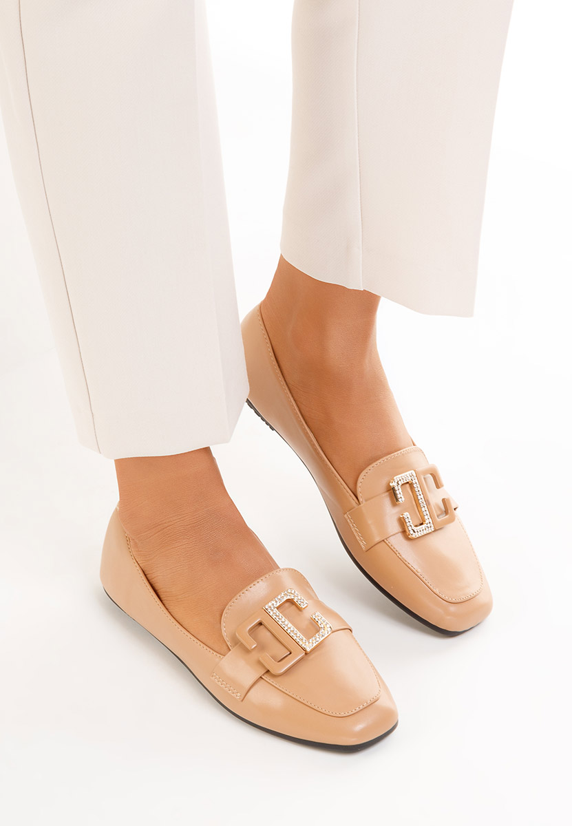Mocassins élégants femme kaki Joyday