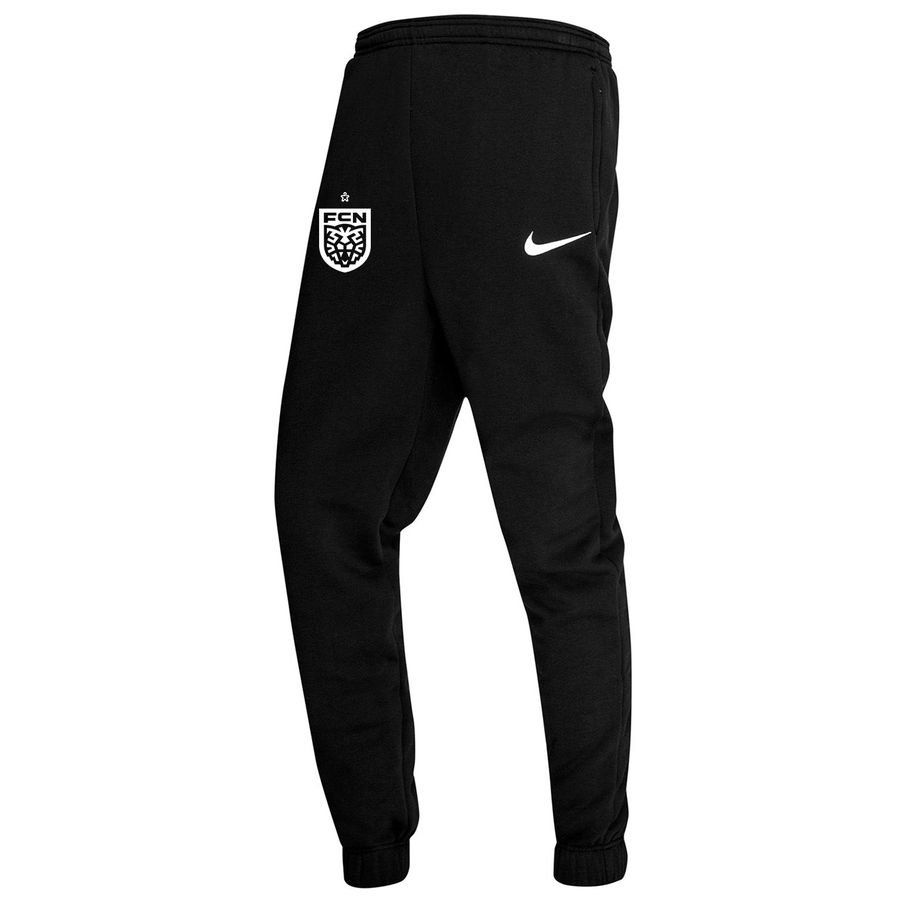 F.C. Nordsjælland Fleece Bas de Survêtement - Noir/Blanc Enfant