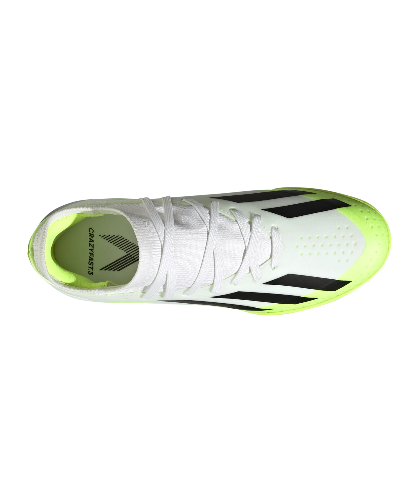 adidas X Crazyfast.3 IN Halle Crazyrush Kids Weiss Schwarz Gelb