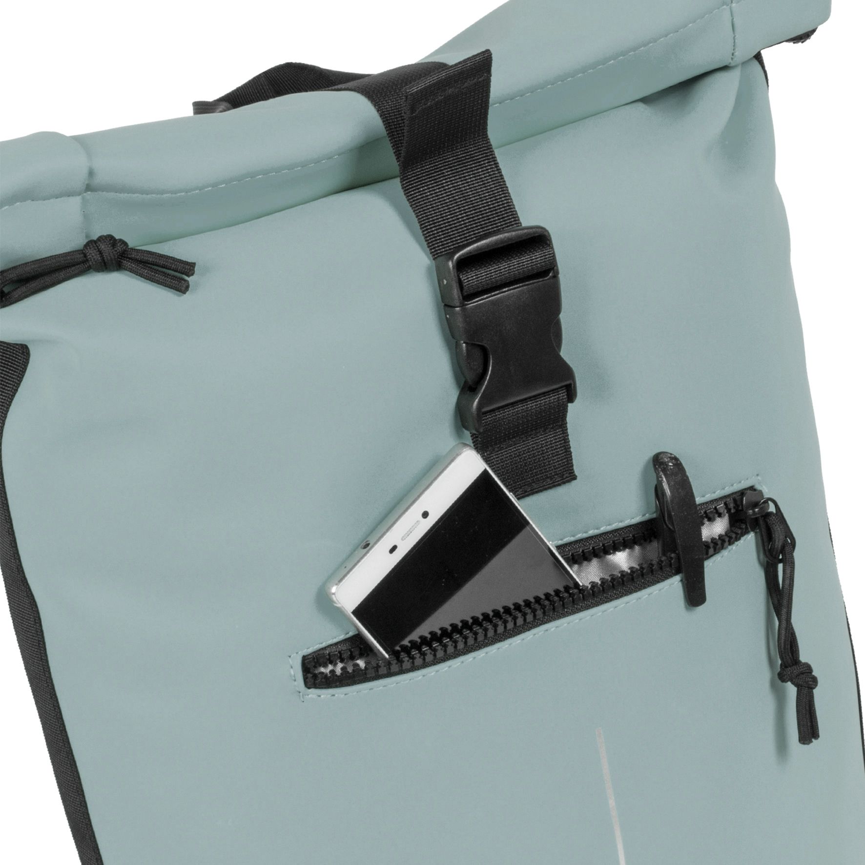 New Rebels Mart New York Rolltop Backpack Soft Blue