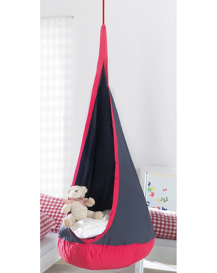 Hängesack (Farbe: rot/blau)