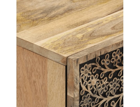 VIDAXL - Table de chevet 50x33x60 cm bois de manguier massif