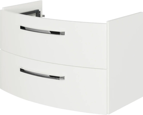 Jungborn wastafelmeubel VENTITRE BxHxD 80 x 49,2 x 43 cm Frontkleur wit hoogglans