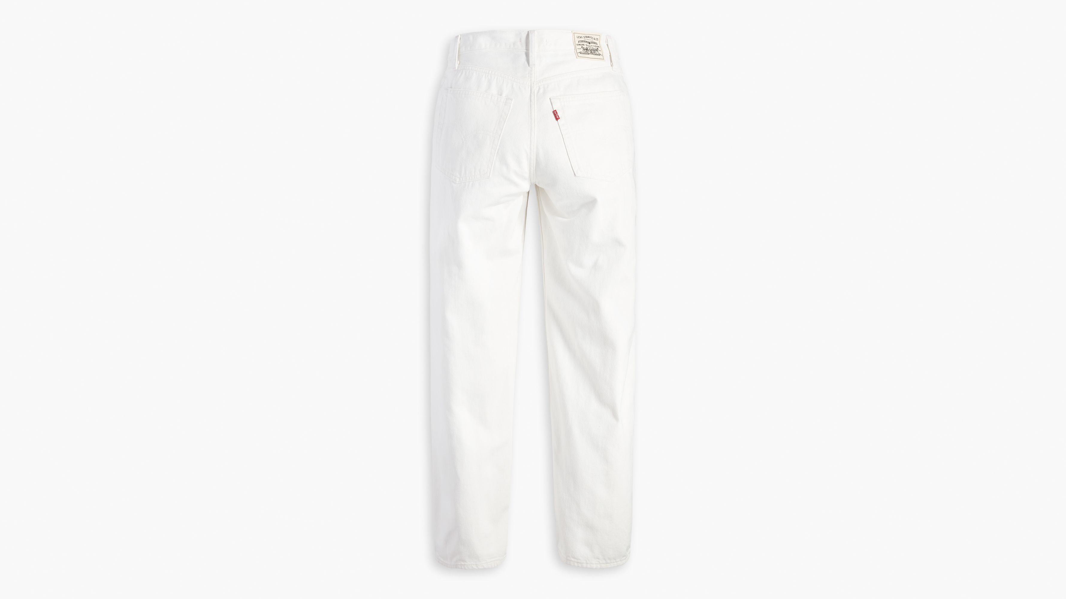 Jean Dad baggy WellThread® - Light White Worn In - Blanc