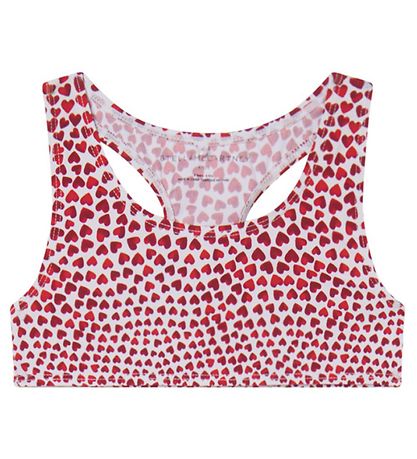 Stella McCartney Kids Bikini - UV50+ - Weiß/Rot m. Herzen