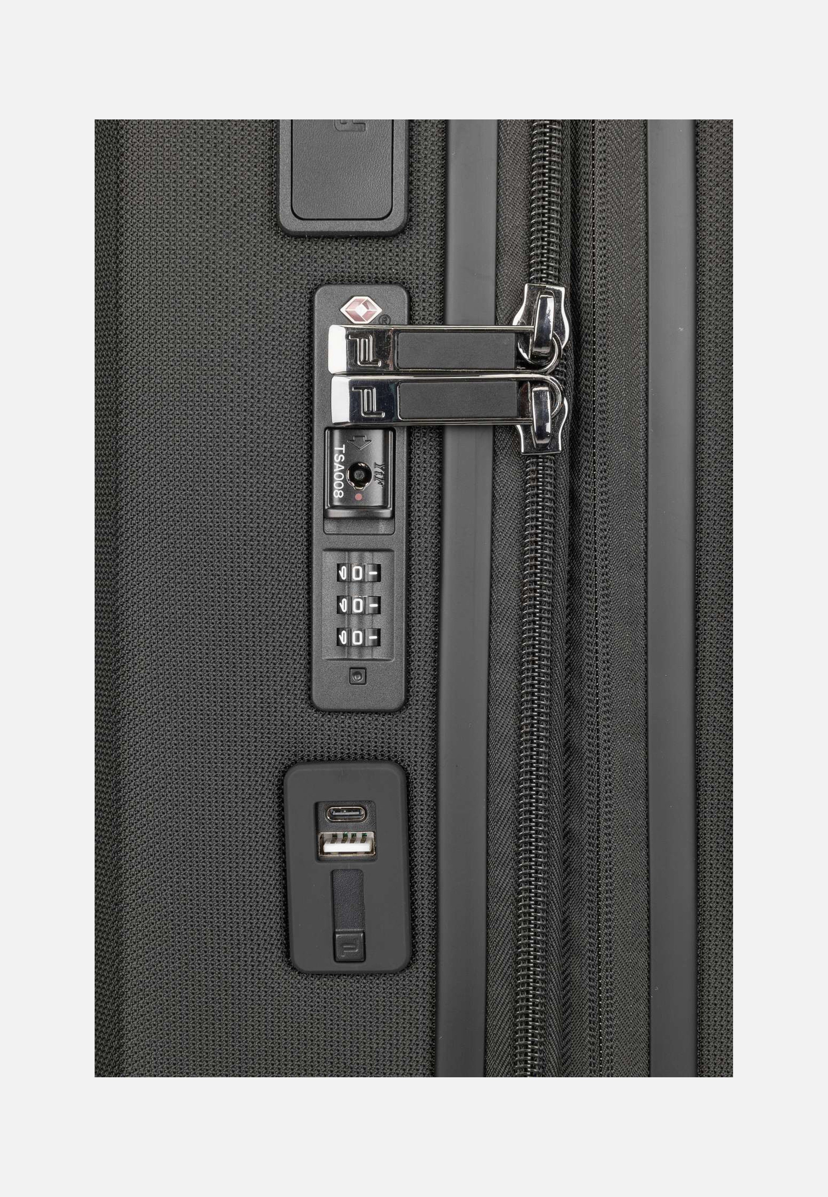 Roadster Nylon 4W Trolley S Exp Black - Koffer
