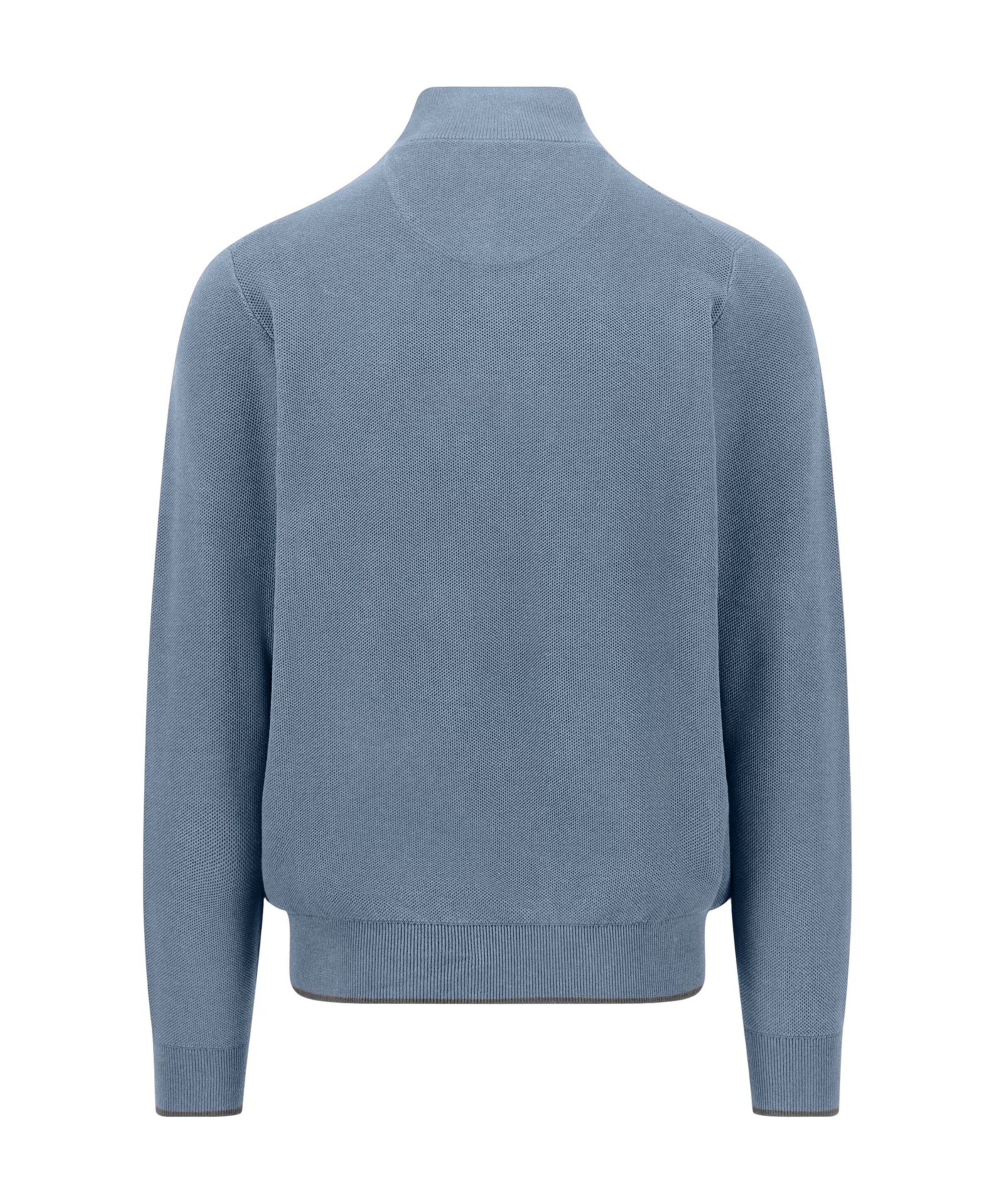 Fynch-Hatton Heren trui met rits blauw
