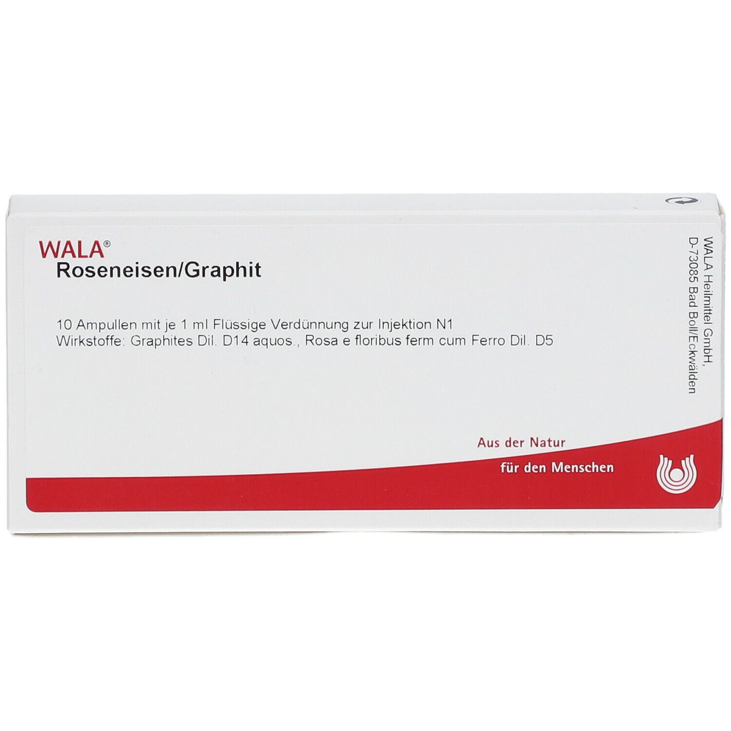 Wala® ROSENEISEN/ Graphit Amp.