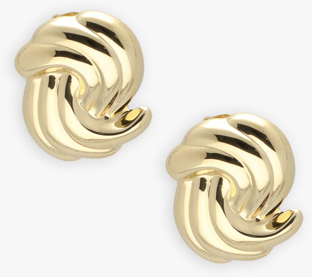goudkleurig lott. gioielli sieraad double wave