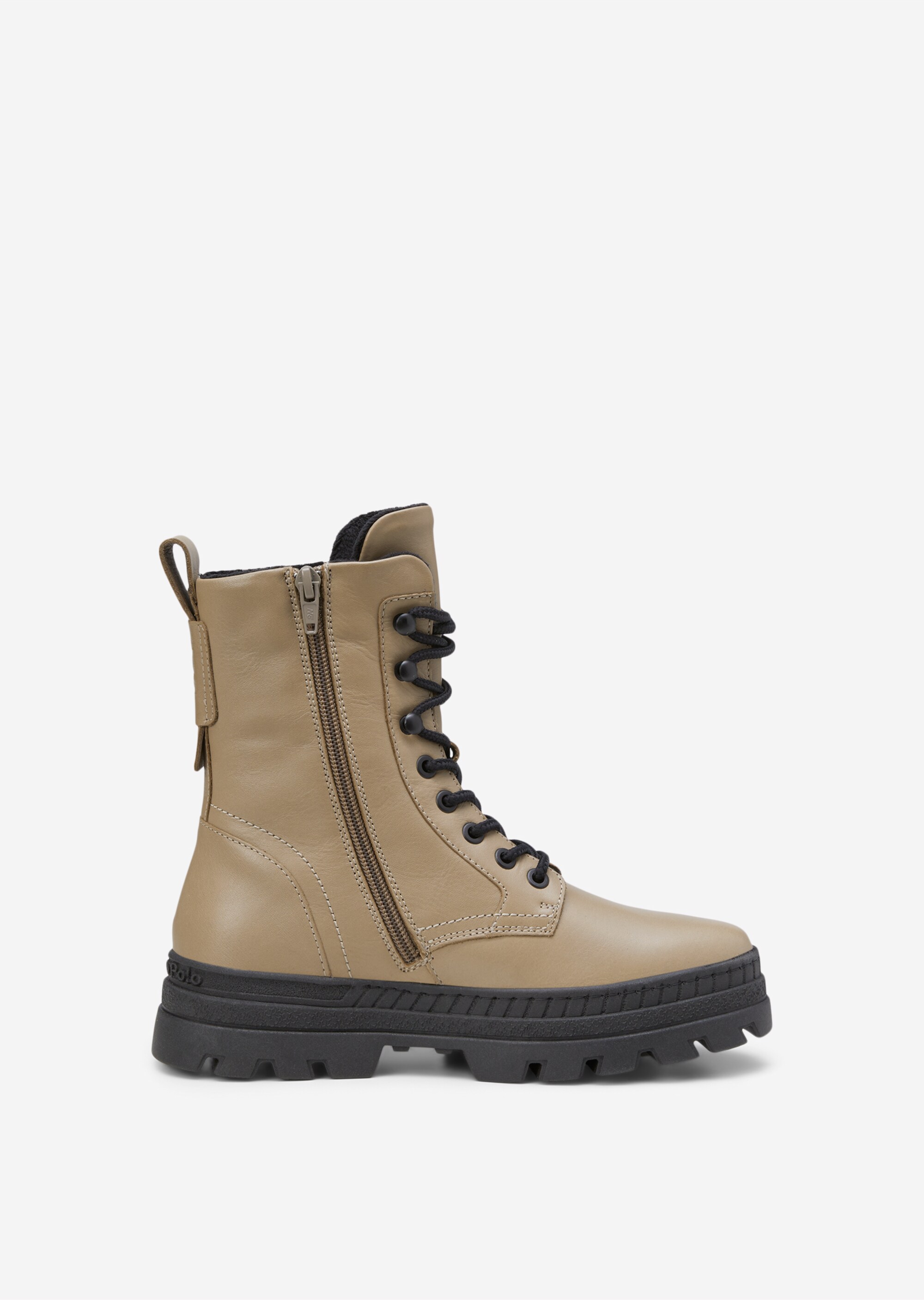 Schnürstiefel und flauschigem Mikrofaser-Futter