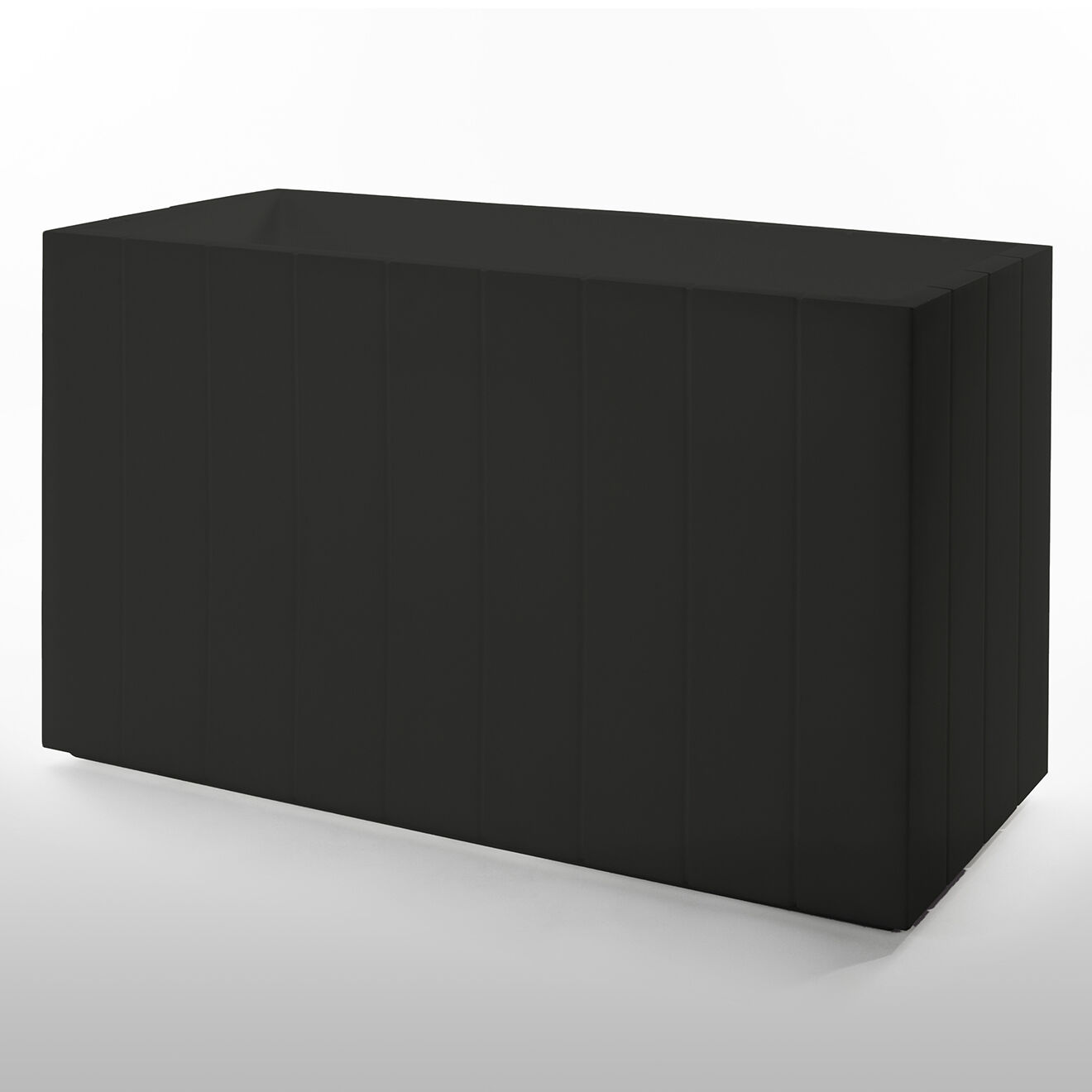 Serralunga Clôture cassette design par raffaella mangiarotti anthracite - 100x60x45 cm