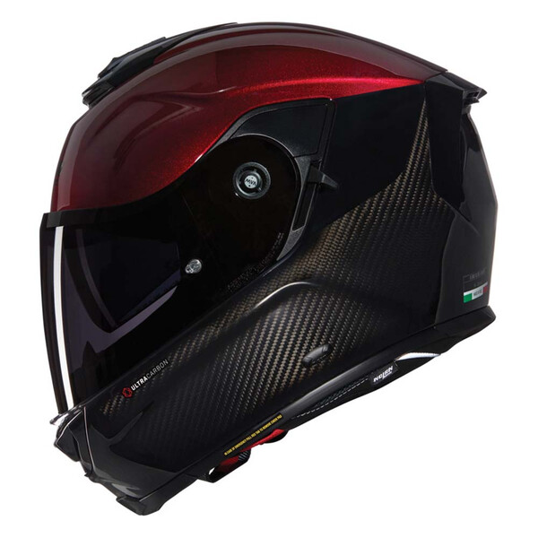 Nolan - Casque X-903 Ultra Carbon Verniciatura Speciale N-Com Carbone / Rouge / Noir / Brillant