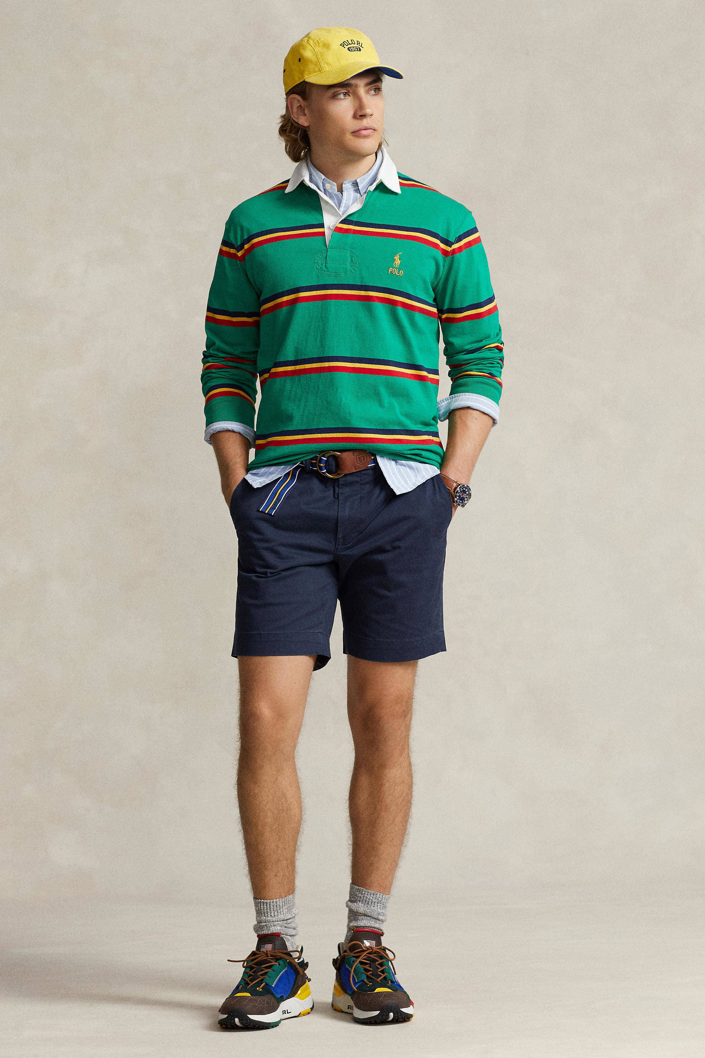 POLO Ralph Lauren slim chino shorts donkerblauw