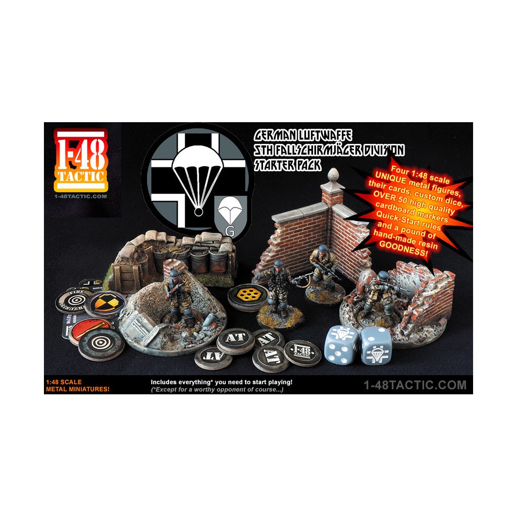 1-48 Tactic - German Luftwaffe 5th Fallschirmjager Division Starter Set