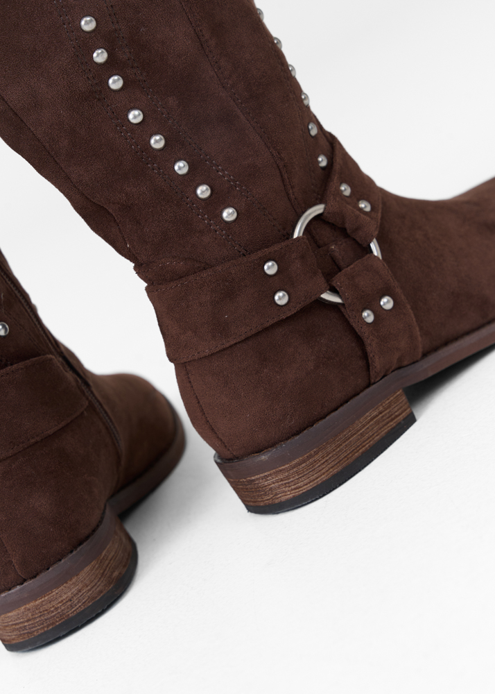 Senna boots choco bruin