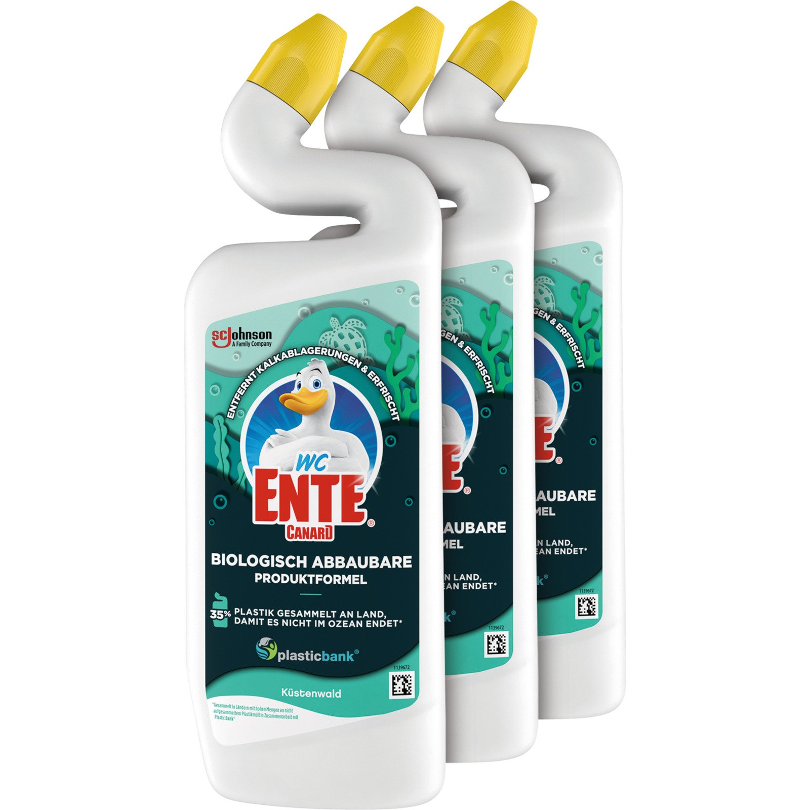 WC Ente Gel Küstenwald 3 x 750 ml