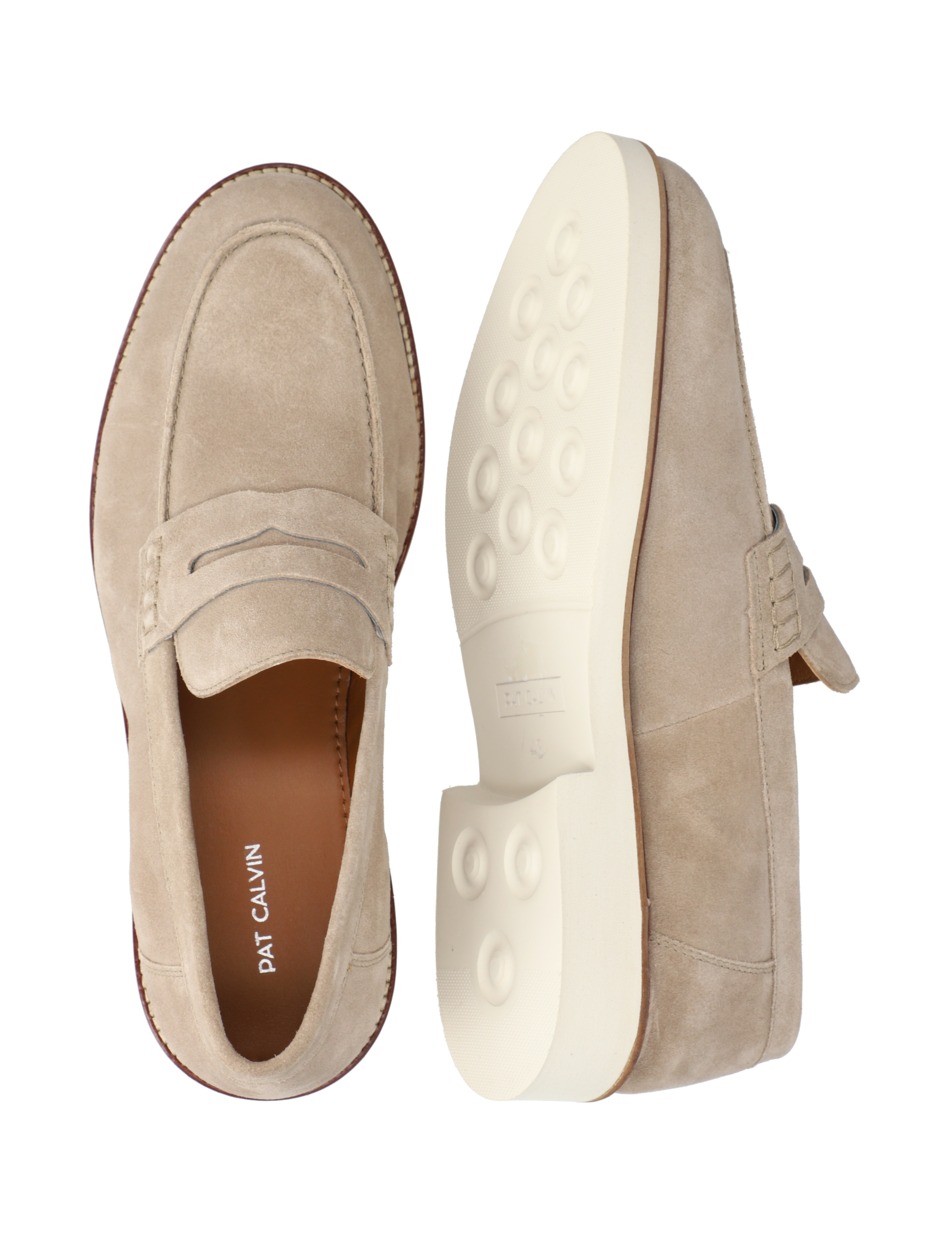 Veloursleder Slipper