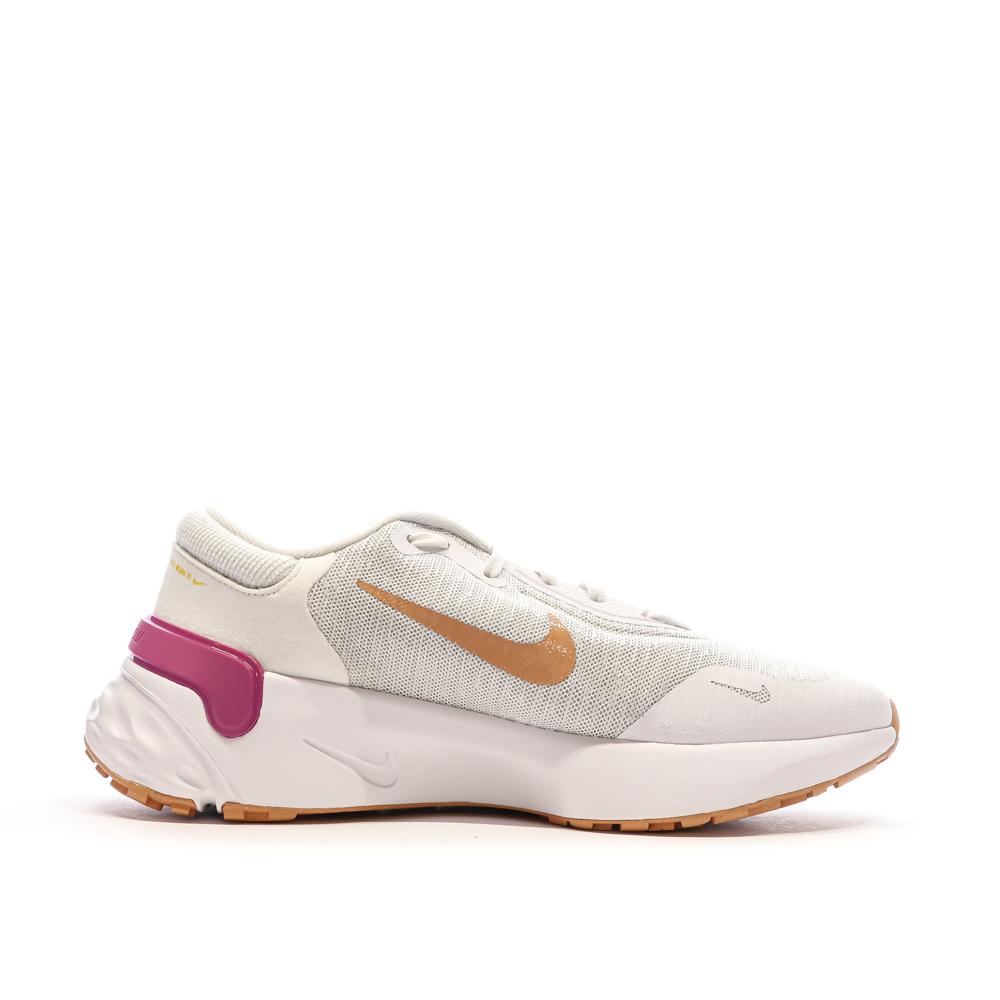 Nike Chaussures de running Blanc/Rose Femme Nike Renew