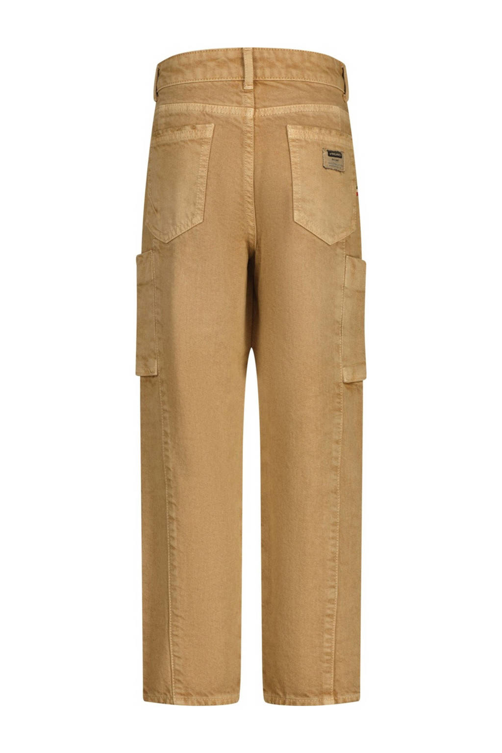 Vingino loose fit jeans Castiano kaki zand