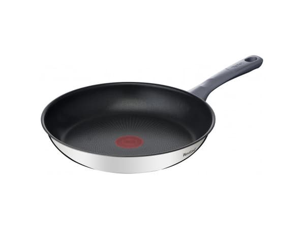 Tefal Daily Cook G7300755, Rund, All-bruk panne, Rustfritt stål, Titan, Rustfritt stål, Keramisk, Halogen, Forseglet Plate, Gass, Induksjon