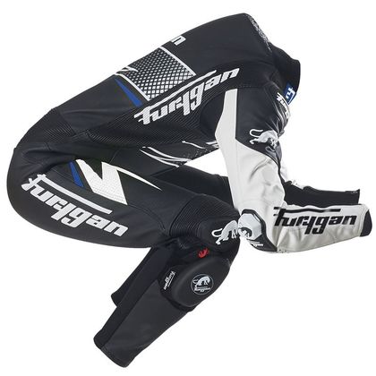 Combinaison Furygan FULL RIDE - Noir / Blanc