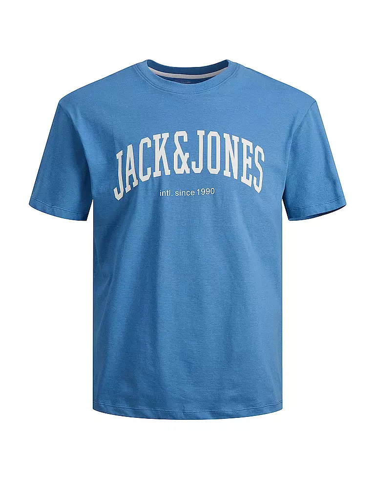 JACK & JONES T-Shirt  JJEJOSH hellblau