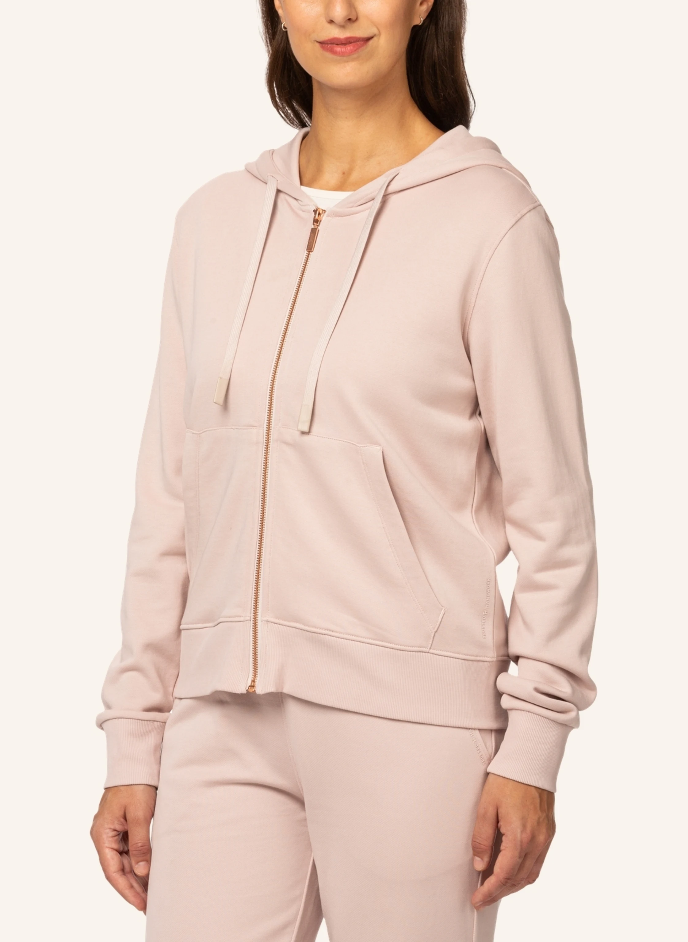 TRUSTED HANDWORK Hoodie 1/1-Sleeve Sweat Jacket