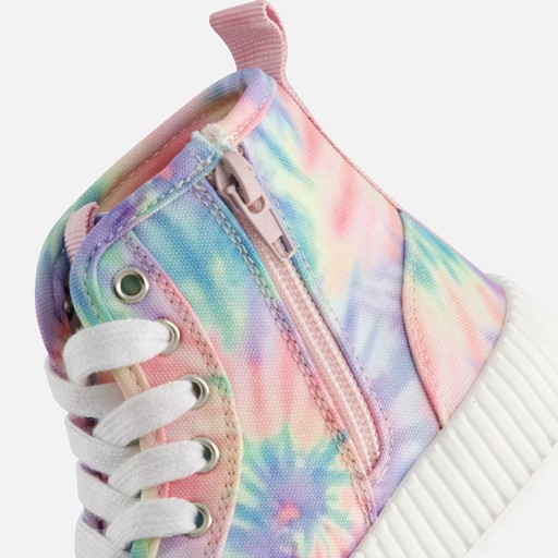 Muyters Veterboots roze Canvas