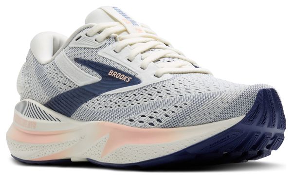 Chaussures Running Brooks Adrenaline GTS 24 Gris/Bleu/Corail Femme