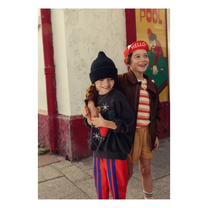 Mini Rodini Pantalon de Survêtement Polyester Recyclé | Rouge