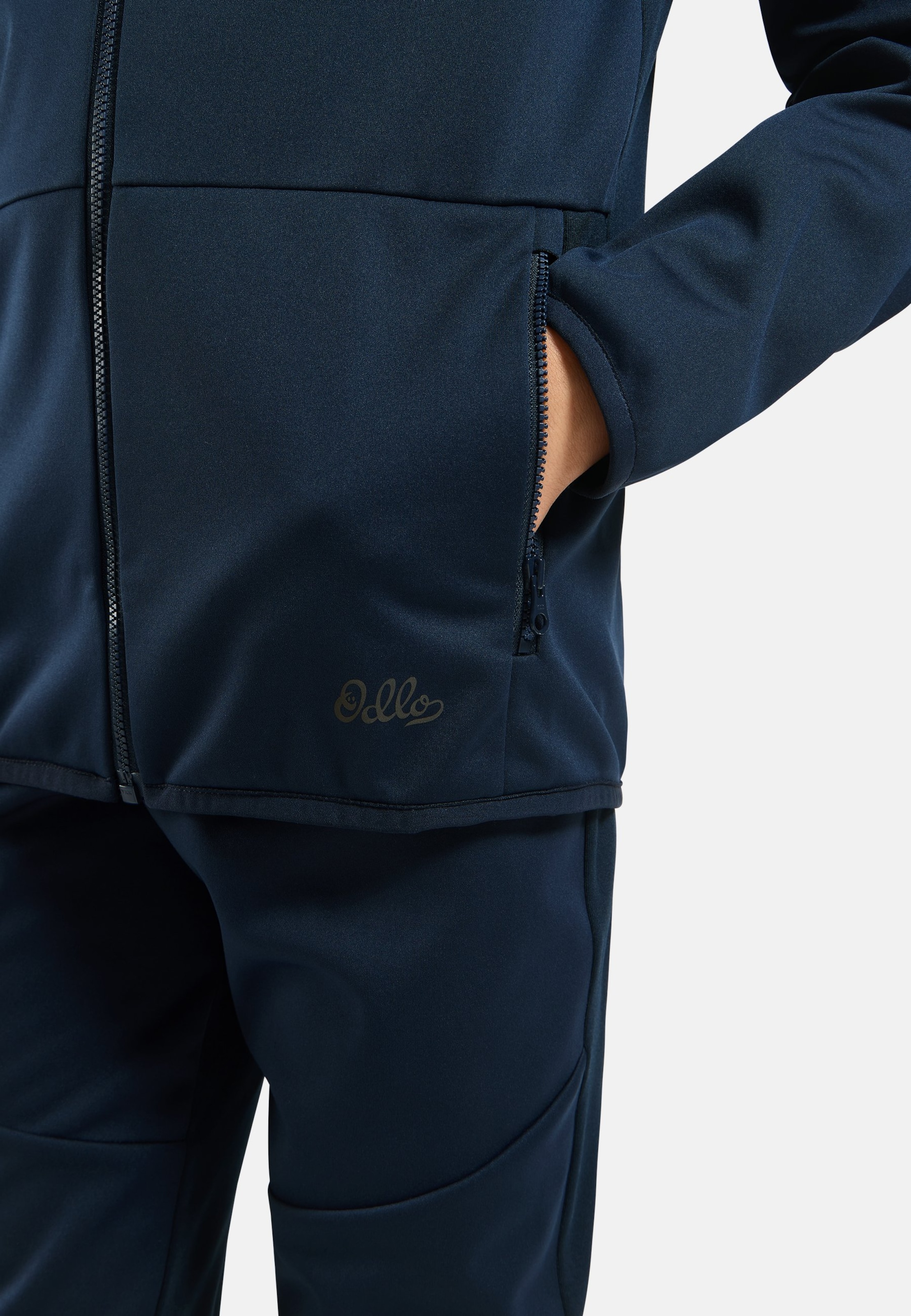 Essentials Warm Langlaufjacke für Kinder in dark sapphire
