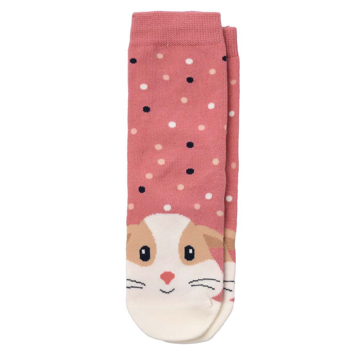 Topolino 3 Paar Mädchen Socken mit Tieren rosa / dunkelrosa / weiss
