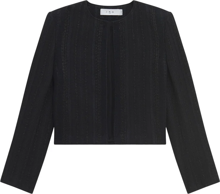 IRO DANIM Black lurex