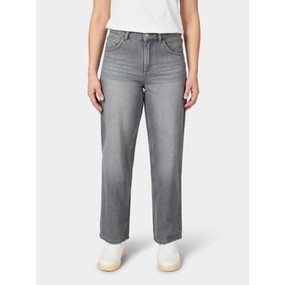 Damenjeans Cropped, Grau