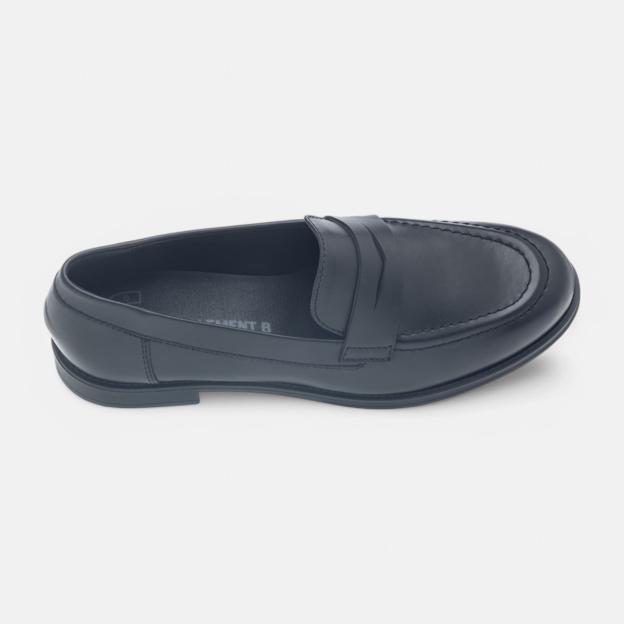 Mocassins Femme en cuir noir