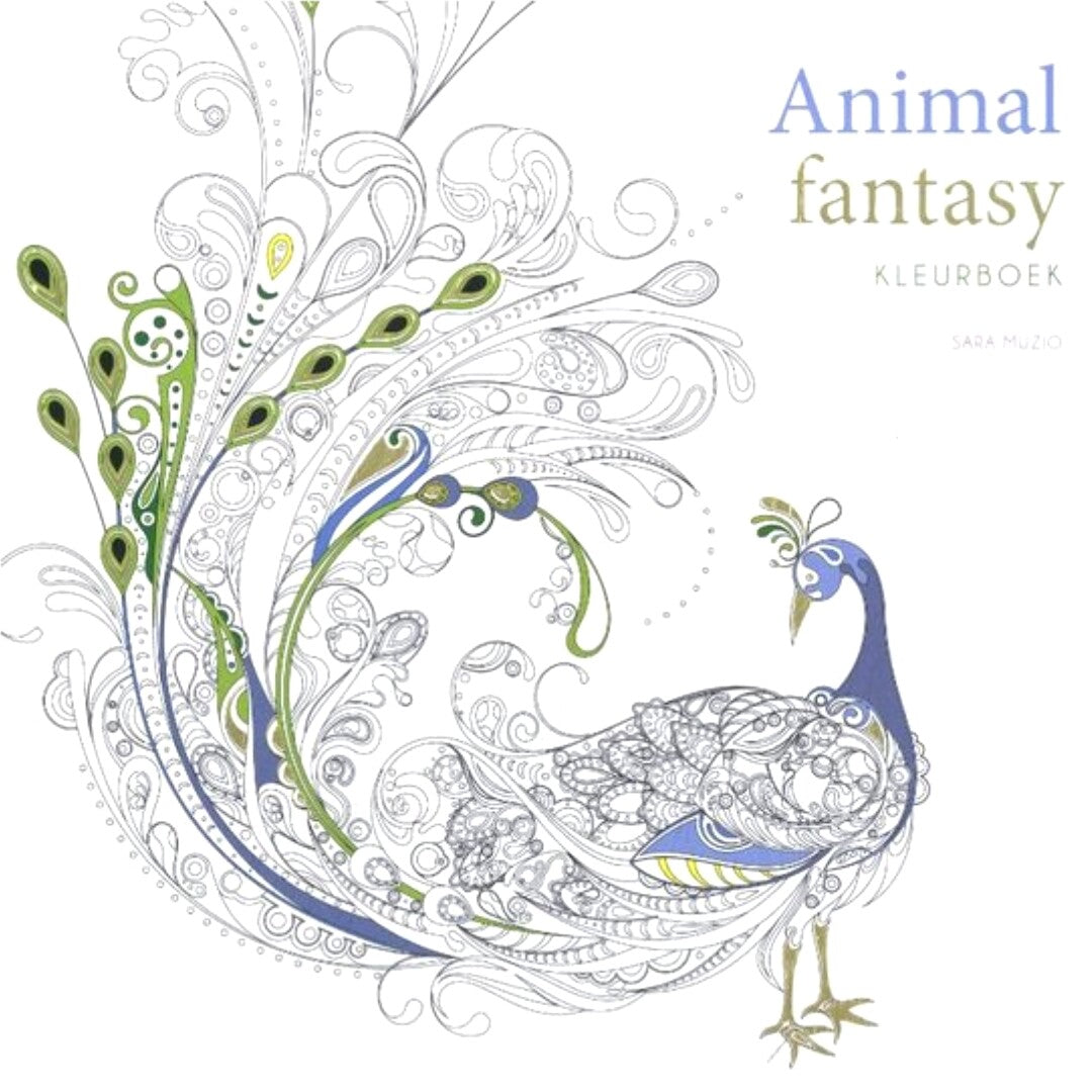 Uitgeverij rebo kleurboek animal fantasy